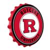 The Fan-Brand NCAA Rutgers Scarlet Knights: Scarlet - Bottle Cap Wall Sign - Football, Basketball & Baseball Wall Decor - College Sports Dcor for Home, Office, Game Room, Fan Cave & Garage - USA Made view 2