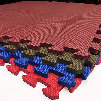 American Floor Mats - Interlocking Puzzle Exercise Gym Mats: Premium Foam Tiles: 5/8" Thick - Single Tile (2' x 2' Ft), Soft-Floor White