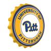 The Fan-Brand NCAA Pitt Panthers: Gold - Bottle Cap Wall Sign - Football, Basketball & Baseball Wall Decor - College Sports Dcor for Home, Office, Game Room, Fan Cave & Garage - USA Made view 2