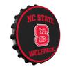 The Fan-Brand NCAA NC State Wolfpack: Block S - Black - Bottle Cap Wall Sign - Football, Basketball & Baseball Wall Decor - College Sports Dcor for Home, Office, Game Room, Fan Cave & Garage - USA Made view 2
