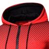Men's Full Zip Cardigan Hoodies Long Sleeve Fleece Sports Hoodie Lightweight Hooded Sweatshirts with Pockets (Red,3X-Large) view 2