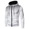 Maiyifu-GJ Men's Full Zip Cardigan Hoodies Long Sleeve Fleece Sports Hoodie Lightweight Hooded Sweatshirts with Pockets (White,X-Large) view 1