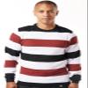 Stacy Adams MenS Long Sleeve Fashion Thermal Pullover, REG Cut Specs (3XL, Black Stripe) view 1