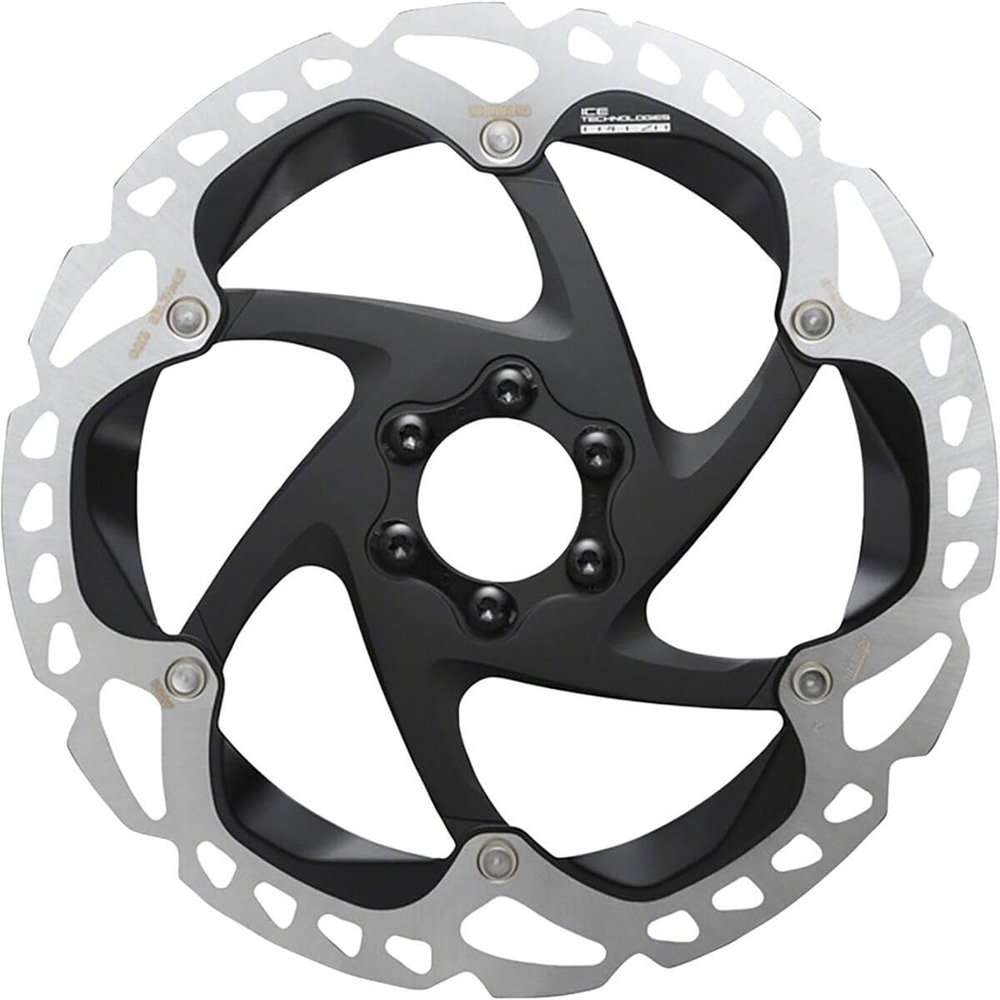 SHIMANO RT-MT905 M 180mm ROTOR 180mm 6-BOLT TYPE SILVER/BLACK