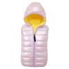 Toddler Baby Boys Girls Sleeveless Jacket Vest Winter Solid Down Coats Ears Hooded Outer Outwear (Purple#16, 5-6 T) view 1