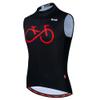 Uriah Men's Cycling Vest Reflective with Rear Zippered Bag Black Bike Size S view 1
