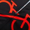 Uriah Men's Cycling Vest Reflective with Rear Zippered Bag Black Bike Size S view 4