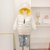 Toddler Baby Boys Girls Sleeveless Jacket Vest Winter Solid Down Coats Ears Hooded Outer (Beige#12, 18-24 Months) view 2