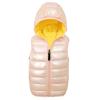 Toddler Baby Boys Girls Sleeveless Jacket Vest Winter Solid Down Coats Ears Hooded Outer Outwear (Pink#15, 18-24 Months) view 1