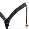 HILASON Western Horse Breast Collar Genuine American Leather Basket Weave Black | for Horses view 3