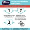 Miles Racing - Disc Brake Pads - Organic - Shimano XTR BR-M965 (Until 2010), XTR BR-M966 (Until 2010), XTR BR-M975 (Until 2010) (MI-ORG-24) view 4