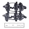 Shoe Boot Cleats Snow Ice Traction Shoe 24-Tooth Snow Anti-Slip Crampons Black L Size Shoe Cover 1 Pair, Snow Ice Traction Shoe, Ice Spikes Grips, Snow Walker Traction Device, 24-Tooth Crampons view 2