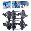 Shoe Boot Cleats Snow Ice Traction Shoe 24-Tooth Snow Anti-Slip Crampons Black L Size Shoe Cover 1 Pair, Snow Ice Traction Shoe, Ice Spikes Grips, Snow Walker Traction Device, 24-Tooth Crampons view 3