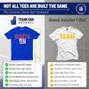 New York Giants NFL Licensed Home Team T-Shirt - Unisex - Royal view 2