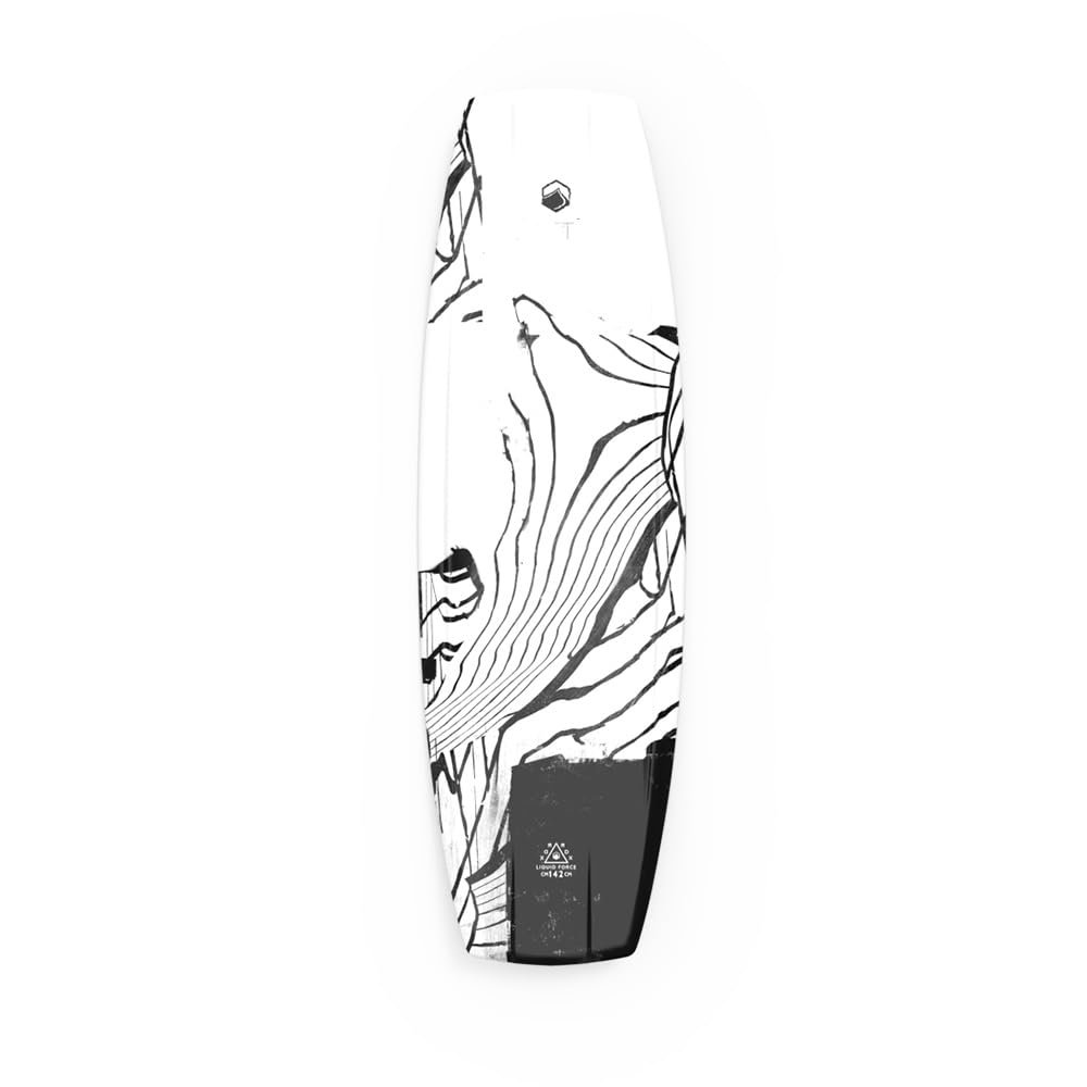 Liquid Force RDX Wakeboard, White/Black, Blank