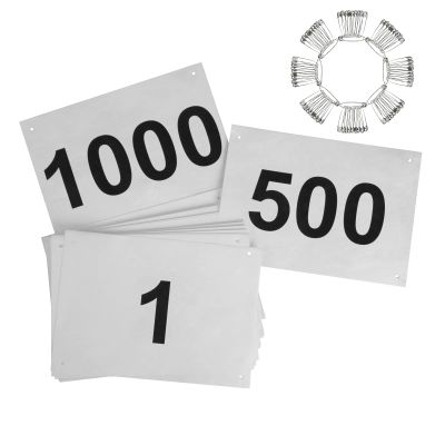 Muka Race Number 001-100/200/500/1000 Running Numbers
