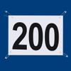 Muka Race Bibs Number 1-500, 8-1/4 x 6 Inch Tyvek Running Bib for Marathon Race, Triathlon Number view 4