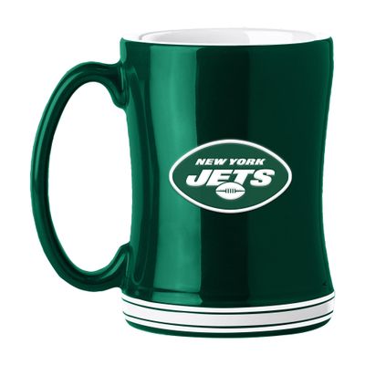 New York Jets 14oz. Logo Relief Mug