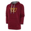 Antigua Men's Burgundy Washington Commanders Victory Chenille Pullover Hoodie view 1