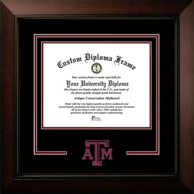 Campus Images University of Houston Cougars 14w x 11h Legacy Black Cherry Spirit Logo Diploma Frame
