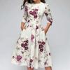50s 60s Vintage Cocktail Tea Party Dress for Women Floral Spring Rockabilly Dress High Waist A-line Skater Dresses view 2