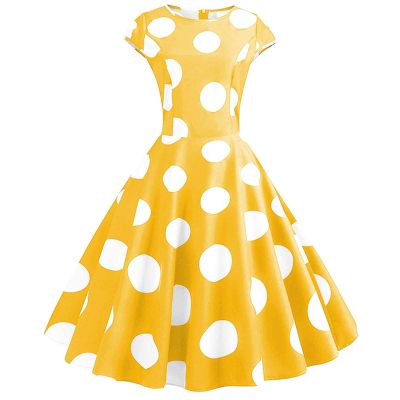 50s 60s Vintage Cocktail Tea Party Dress for Women Floral Spring Rockabilly Dress High Waist A-line Skater Dresses