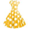 50s 60s Vintage Cocktail Tea Party Dress for Women Floral Spring Rockabilly Dress High Waist A-line Skater Dresses view 1