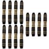 INOOMP 12pcs16 Grams Barrels Replacement Set Black Shafts Grip Darts Barrels Shaft Accessories Tip Steel Copper Grams and for Play view 1
