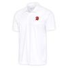 Antigua Men's White Tampa Bay Buccaneers Team Logo Throwback Tribute Polo view 1