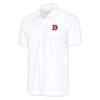 Antigua Men's White Denver Broncos Team Logo Throwback Tribute Polo view 1
