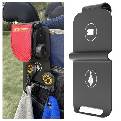 SisterAling Golf Bag Metal Landing Pads for Magnetic Golf Towel,Golf Rangefinder,Golf Flask,Golf Speaker- Quick Access to Magnetic Golf Equipment and Accessories-Gift for Golfers-US Patent