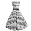 50s 60s Vintage Cocktail Tea Party Dress for Women Floral Spring Rockabilly Dress High Waist A-line Skater Dresses view 3