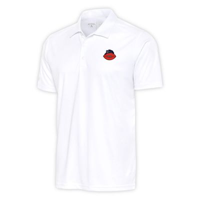 Antigua Men's White Chicago Bears Team Logo Throwback Tribute Polo