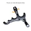 xxiaojun Compound Bow Aid Trigger and 10 feet D Loop Rope4 Fingers AdjustableThumb Release Bow Aluminum Alloy Aidsfor Outdoor Hunting Adult Archery view 3