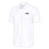 Antigua Men's White New York Jets Team Logo Throwback Tribute Polo view 1