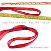 CAPARK 53 Inches Nylon Daisy Chains Rope Climbing Lanyard Straps Looped Strong Slings 23 kN Aerial Yoga Webbing view 3