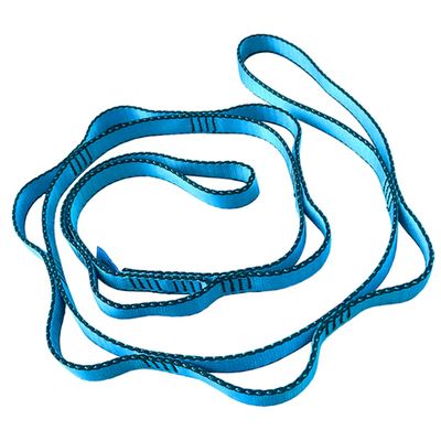 CAPARK 53 Inches Nylon Daisy Chains Rope Climbing Lanyard Straps Looped Strong Slings 23 kN Aerial Yoga Webbing