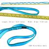 CAPARK 53 Inches Nylon Daisy Chains Rope Climbing Lanyard Straps Looped Strong Slings 23 kN Aerial Yoga Webbing view 3