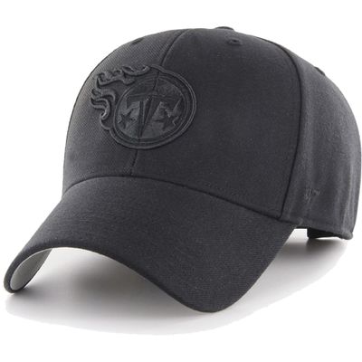 '47 Men's Black Tennessee Titans Tonal MVP Adjustable Hat