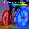 LED Bike Wheel Lights,Bike Spoke Lights with Batteries Included, 6 Lights Strips for 2 Wheels,Vibration InductionUltra Bright-Waterproof, Color Changing,Best Gifts for Kids Teens Boys Girls! view 3