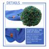 JANGANNSA Knitted Baby Hat Scarf Set Winter Warm Boys Girls Beanie Fleece Lining Toddler Kids Hats with Pompom(Royal Blue Dinosaur (Hat+Scarf),M) view 4