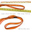 CAPARK 53 Inches Nylon Daisy Chains Rope Climbing Lanyard Straps Looped Strong Slings 23 kN Aerial Yoga Webbing view 3
