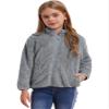 easyforever Boy's Girl's Fleece Sherpa Full Zip Jacket Coat Fall Winter Long Sleeve Sweatshirt Outwear Cardigan Snowsuit Grey 7-8 Years view 1