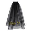 White Bride to Be Veil Bachelorette Party Veil Tulle Short Bridal Shower Veil with Comb for Wedding Engagement Hen Party view 2