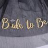 White Bride to Be Veil Bachelorette Party Veil Tulle Short Bridal Shower Veil with Comb for Wedding Engagement Hen Party view 4