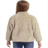 easyforever Boy's Girl's Fleece Sherpa Full Zip Jacket Coat Fall Winter Long Sleeve Sweatshirt Outwear Cardigan Snowsuit Khaki 2-3 Years view 2