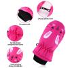 Winter Snow Kids Boys Baby For Girls Toddler Gloves Water-proof Skiing Gloves Toddler Mittens Mittens Kids Gloves & Mittens (Hot Pink, 3-8 Years) view 2