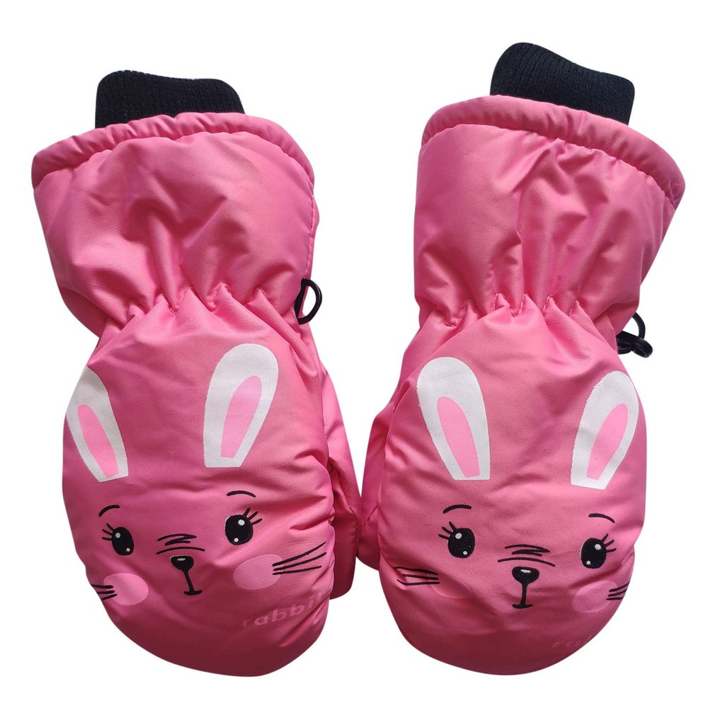 Winter Snow Kids Boys Baby For Girls Toddler Gloves Water-proof Skiing Gloves Toddler Mittens Mittens Kids Gloves & Mittens (Pink, 3-8 Years)