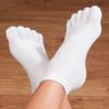 Easy Comforts Toe Socks, White, LG view 2