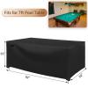 CHINCHILLA 7/8/9 ft Pool Table Cover, Waterproof Sunscreen Billiard Cover Polyester Fabricfor Snooker Billiard Table Cover (7ft) view 2